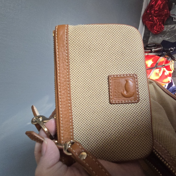 Dooney & Bourke Tan and Brown Shoulder Bag - Picture 7 of 12